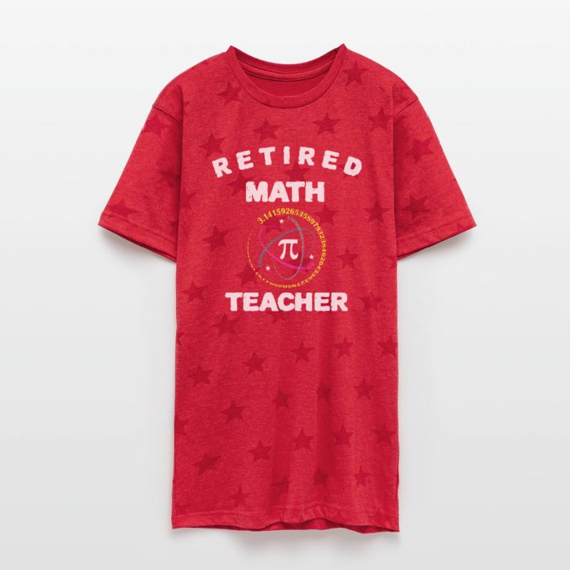 Retired Math Teacher 2025 Pi Orbit Design