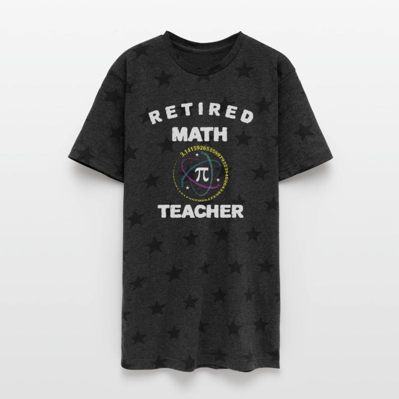 Retired Math Teacher 2025 Pi Orbit Design