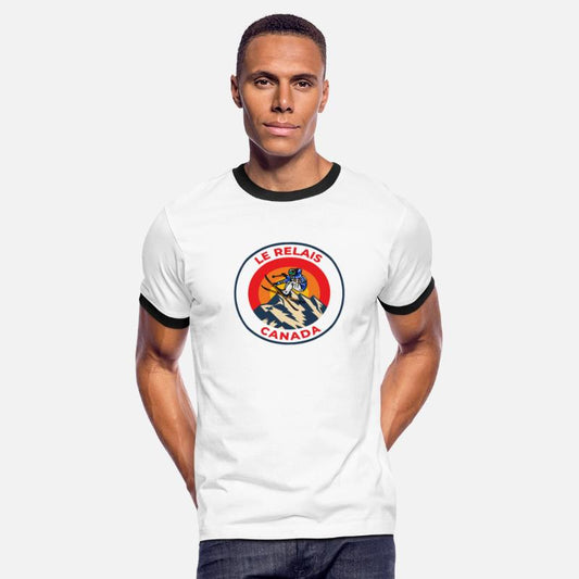 Retro cool Skiing in Le Relais Canada Sunset