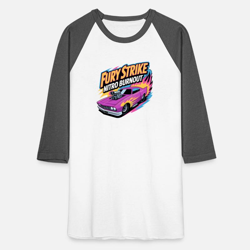 Retro Fury Strike – Nitro Drag Racing Car Tee