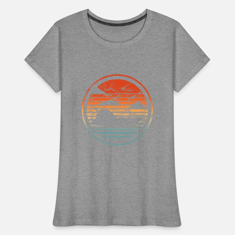 Retro Motorboat Captain Sunset Vintage