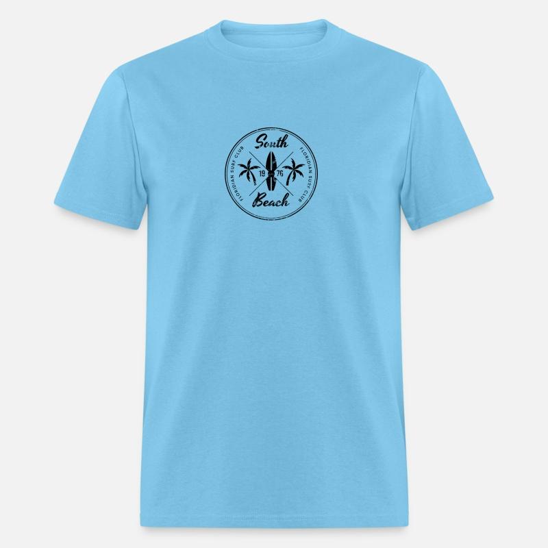 Retro South Beach Florida Miami Beach Surfing Fan