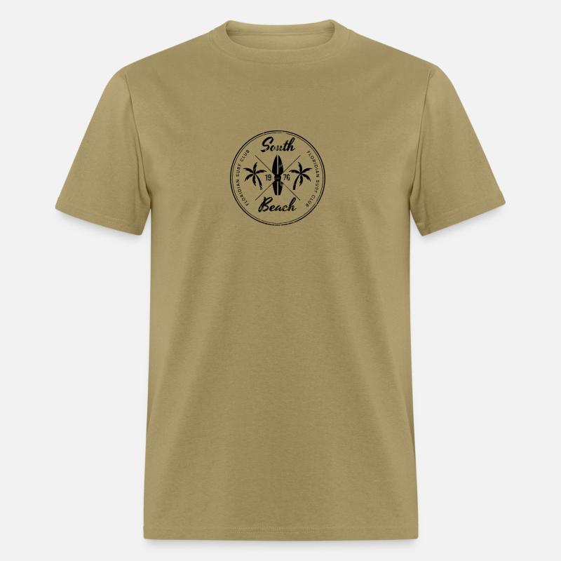 Retro South Beach Florida Miami Beach Surfing Fan