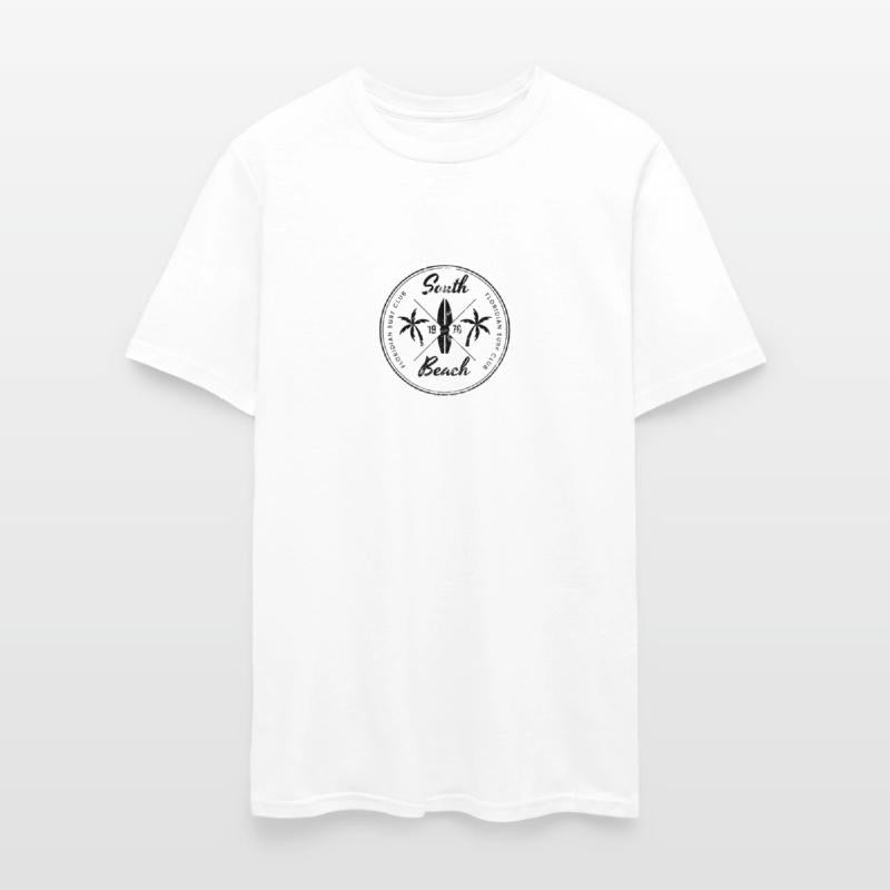 Retro South Beach Florida Miami Beach Surfing Fan