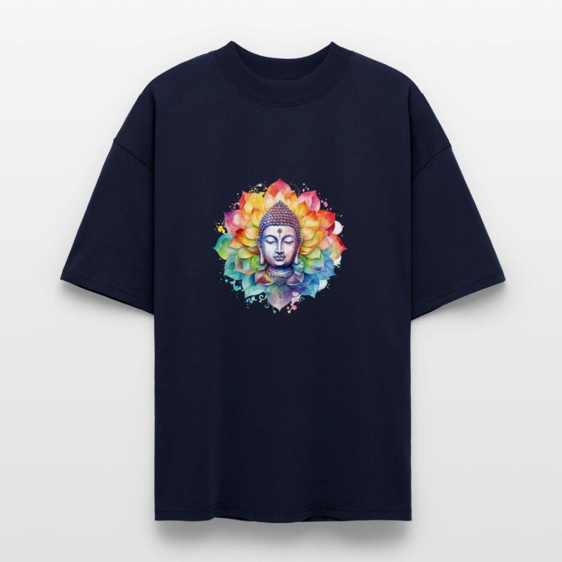 Retro Zen Lotus Flower Mandala Buddha