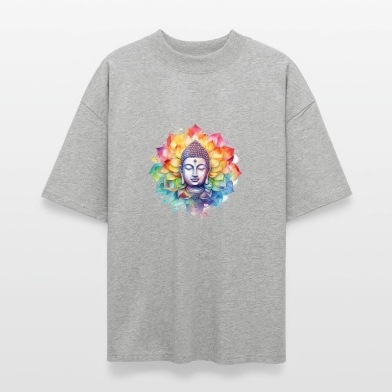 Retro Zen Lotus Flower Mandala Buddha