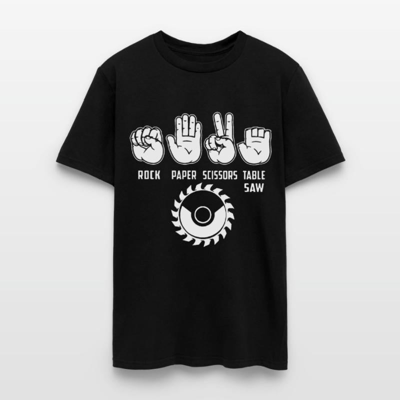 rock paper scissors table saw carpenter engineer