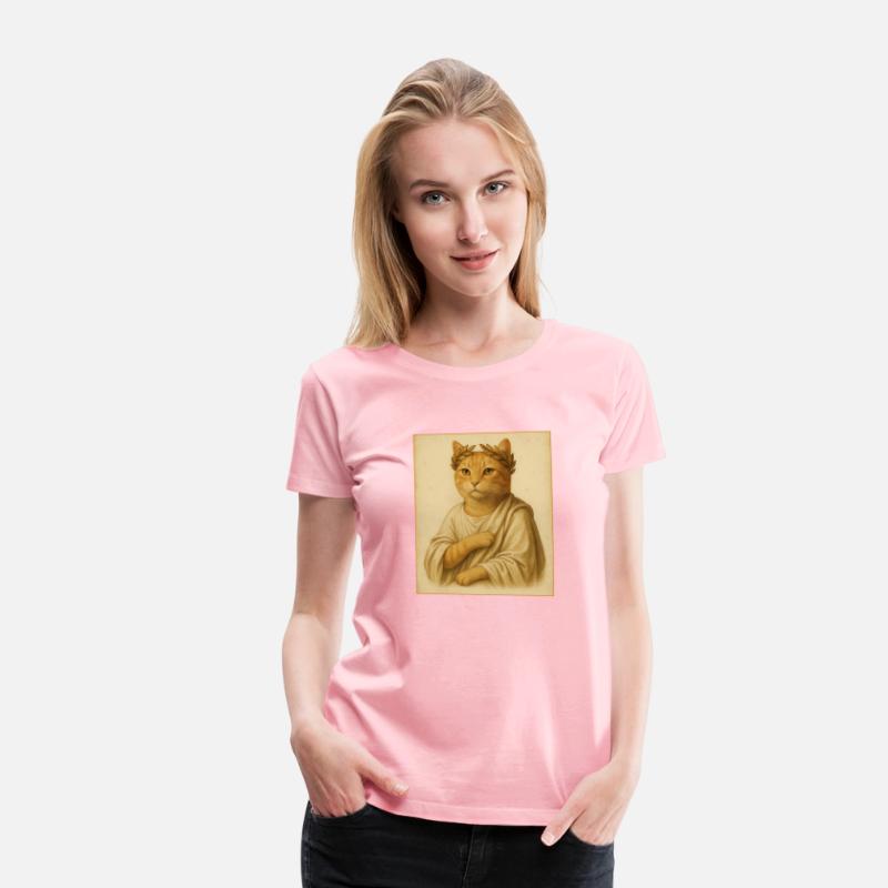 Roman Emperor Cat in Toga Noble Vintage Portrait