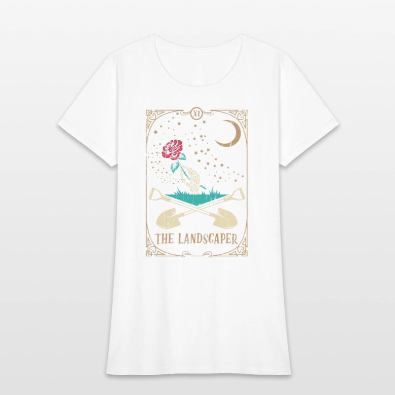 Rose Tarot Card Occult Club Gothic Landscaper