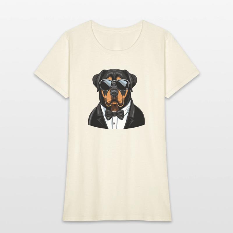 Rottweiler Wearing Sunglasses