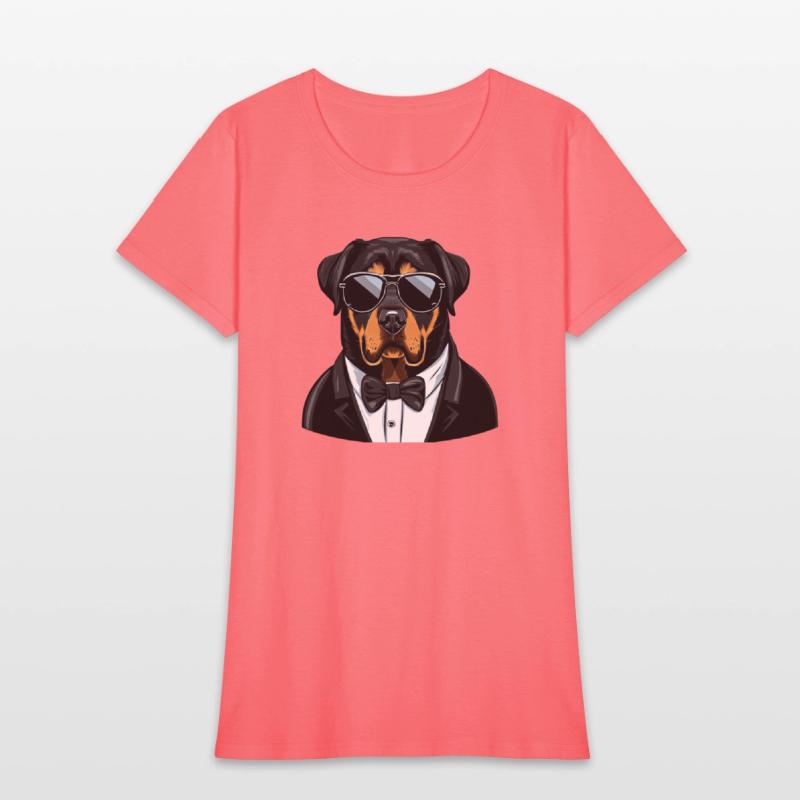Rottweiler Wearing Sunglasses