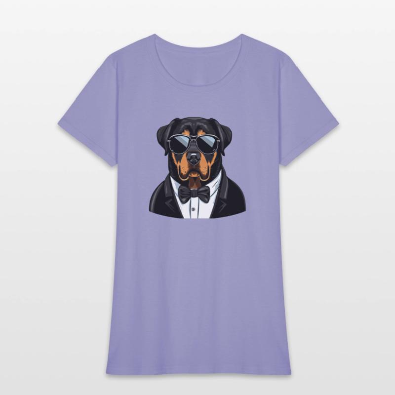 Rottweiler Wearing Sunglasses