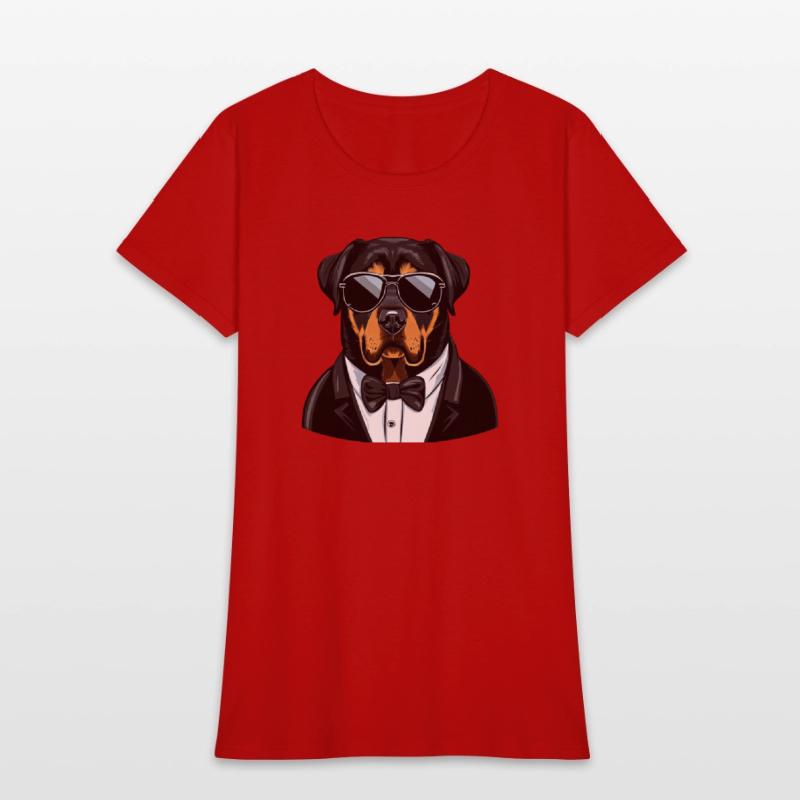 Rottweiler Wearing Sunglasses