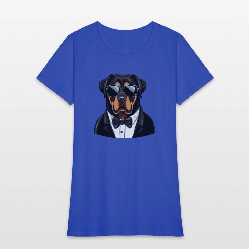 Rottweiler Wearing Sunglasses
