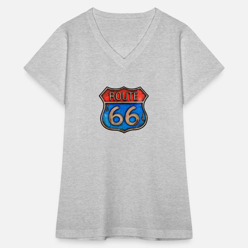 Route 66 vintage sign - Rusty metal