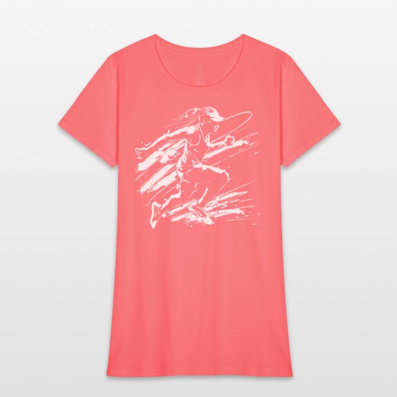 Runner Girl Streetart