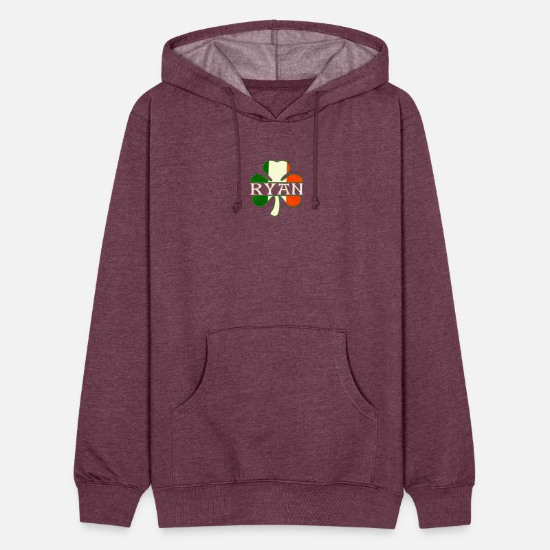 Ryan Irish Surname Ireland Flag Shamrock