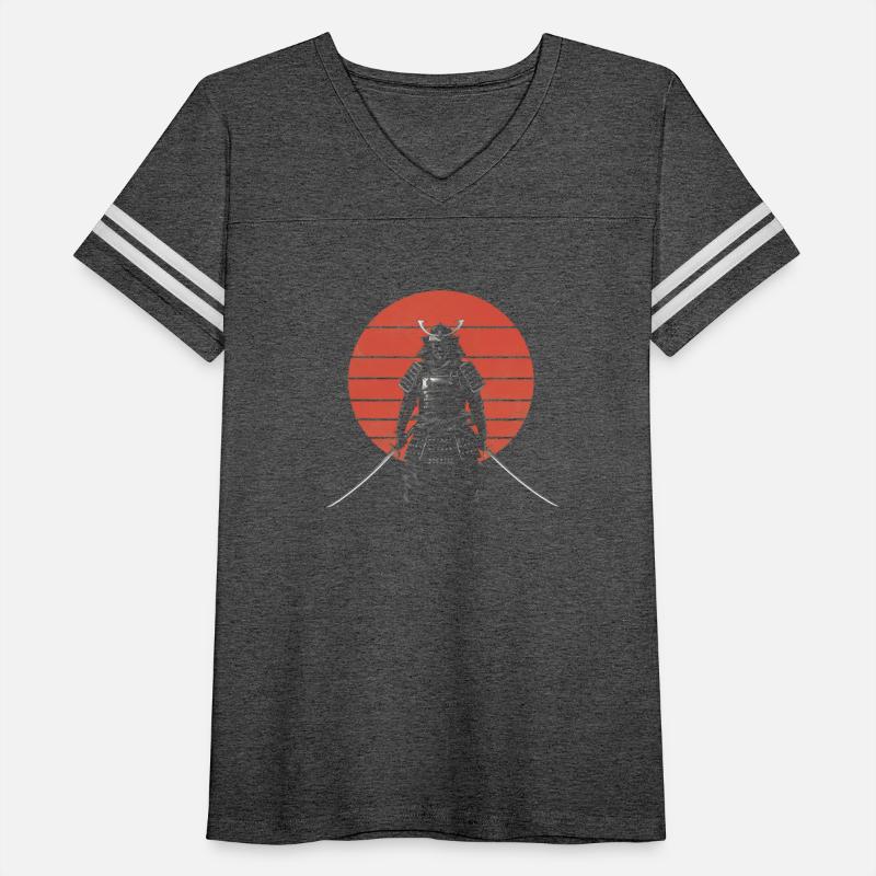 Samurai Warrior with Red Sun
