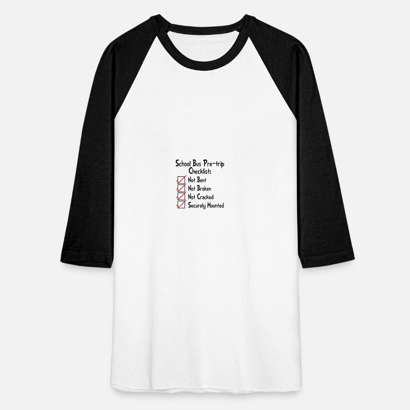 School Bus Pre-trip Checklist, Not Bent,