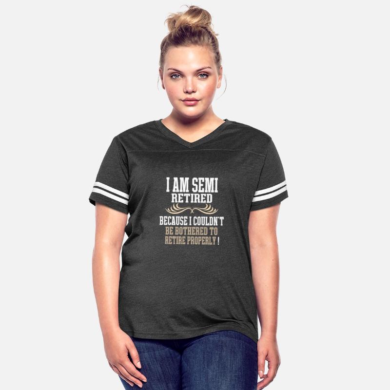 Semi Retirement Funny Semi Retired Slogan Pun