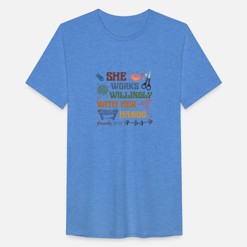 She Works Willingly With Her Hands