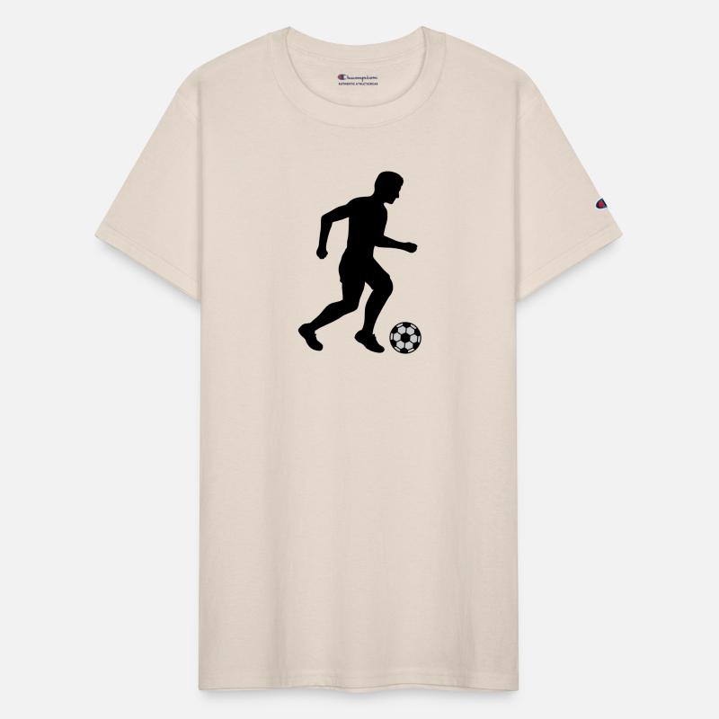 Silhouette footballer sport design
