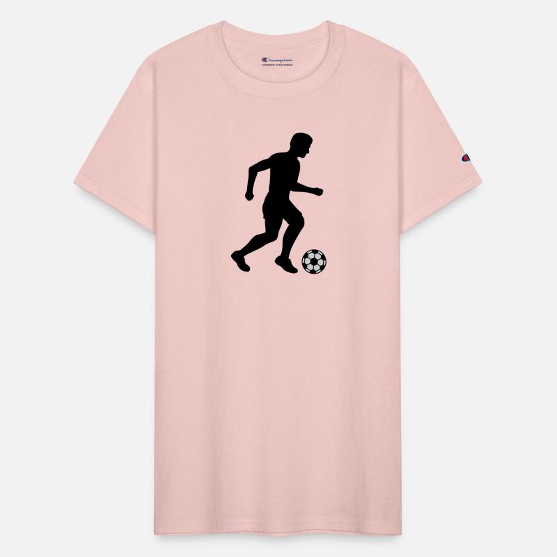 Silhouette footballer sport design