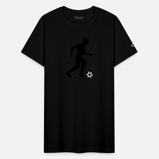 Silhouette footballer sport design