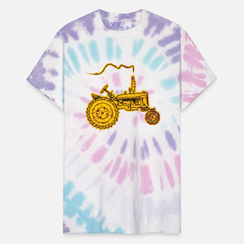 silhouette of an old farming machines