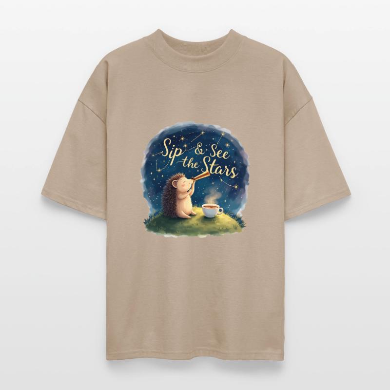 Sip & See the Stars - Hedgehog & Dreamy Night