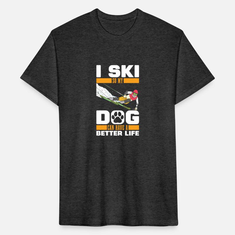 Skiing Skier Dog