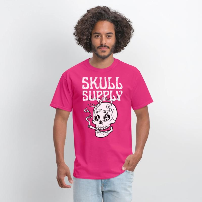 Skull Streetwear Edgy Black & White Tee Collection