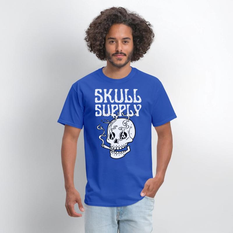 Skull Streetwear Edgy Black & White Tee Collection