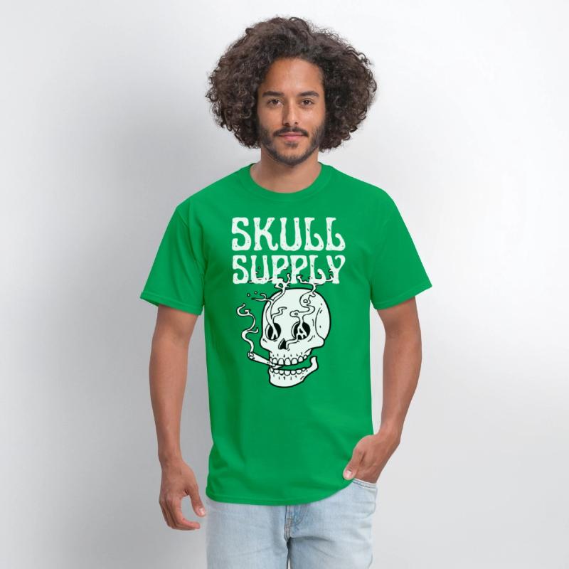 Skull Streetwear Edgy Black & White Tee Collection