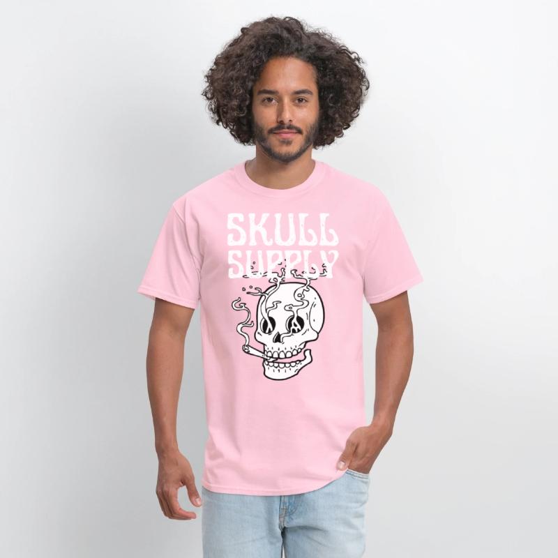 Skull Streetwear Edgy Black & White Tee Collection