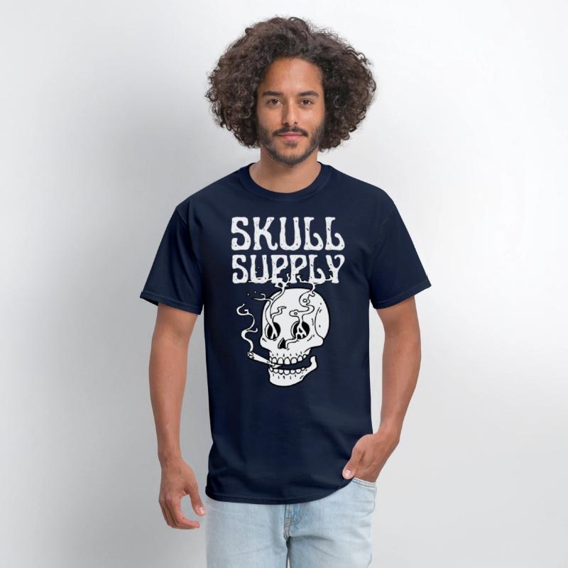 Skull Streetwear Edgy Black & White Tee Collection