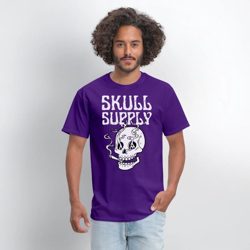 Skull Streetwear Edgy Black & White Tee Collection