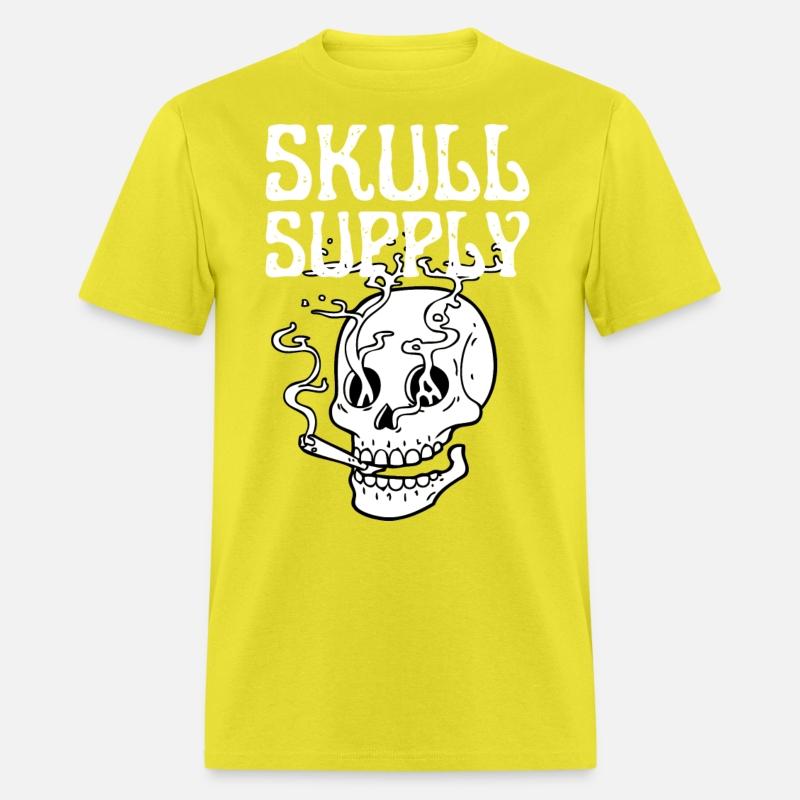 Skull Streetwear Edgy Black & White Tee Collection