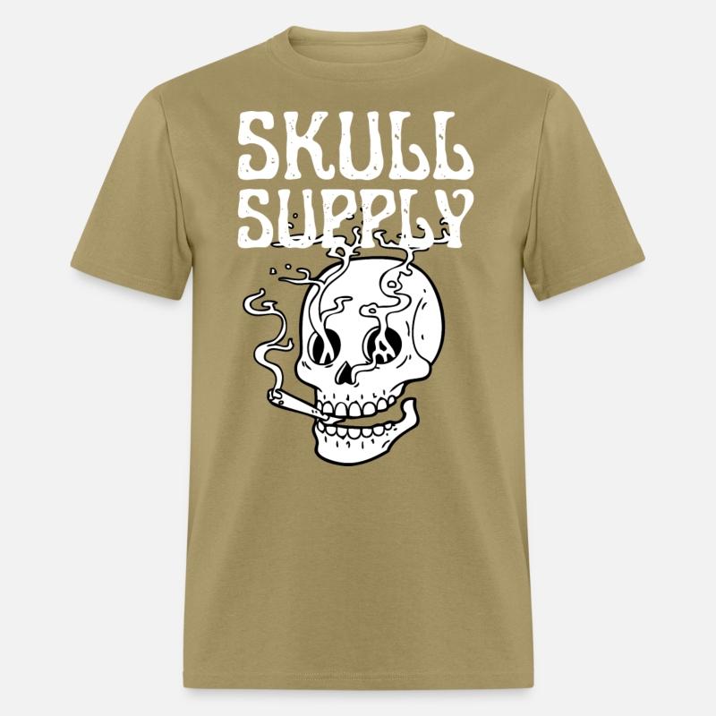 Skull Streetwear Edgy Black & White Tee Collection