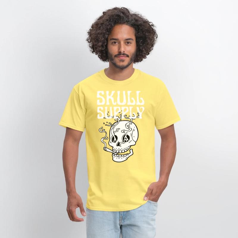 Skull Streetwear Edgy Black & White Tee Collection