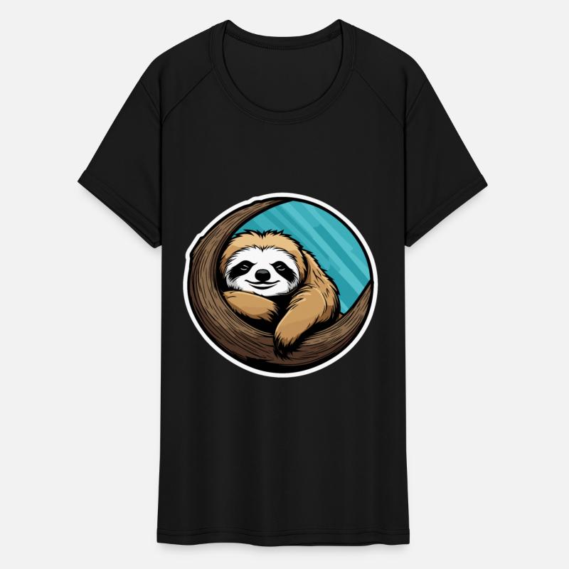 Sleeping Sloth Illustration