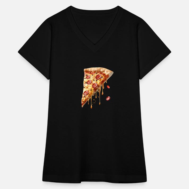 Slice Of Melty Pepperoni Pizza Delight