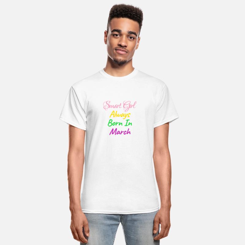 SMART GIRL ALWAYS BORN MARCH SHIRT