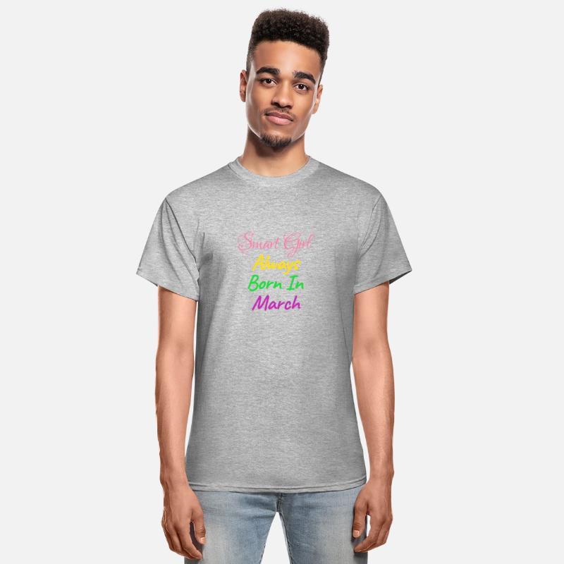 SMART GIRL ALWAYS BORN MARCH SHIRT