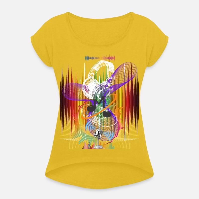 Sound Waves Symphony, Vibrant Headphones Vinyl