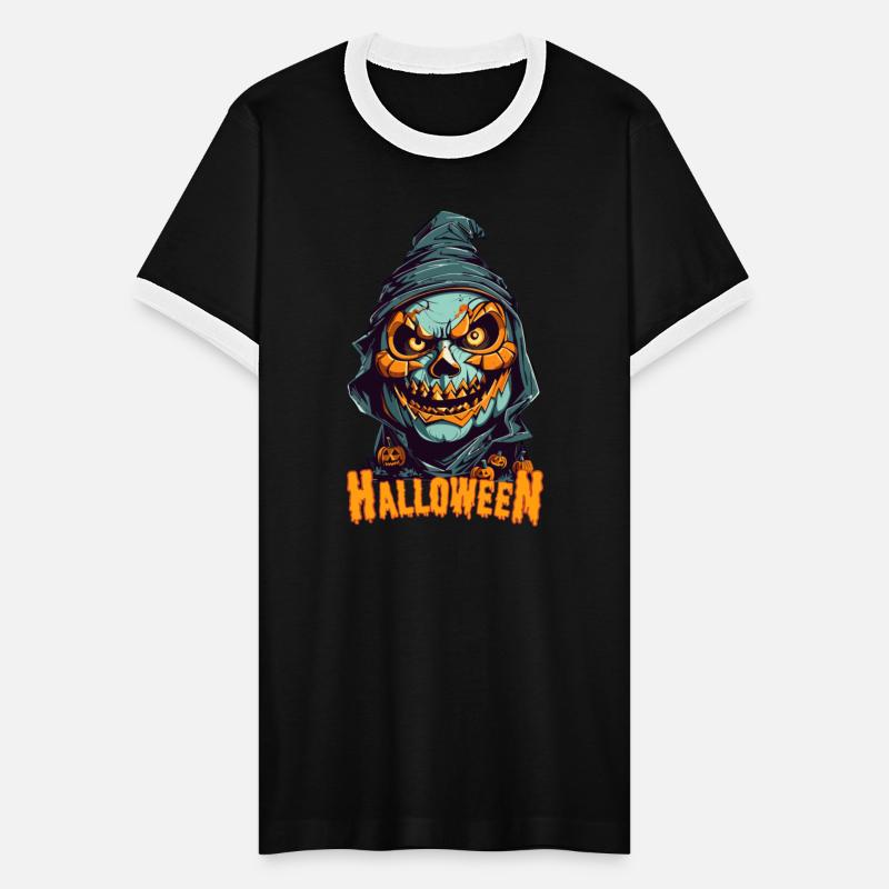 Spooky Halloween Pumpkin with a Scary Grin