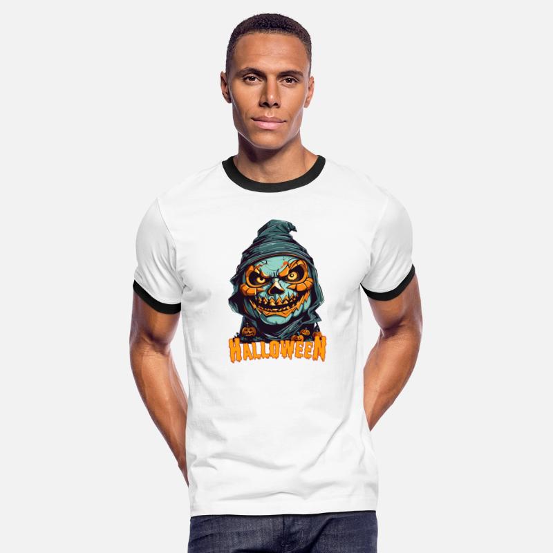 Spooky Halloween Pumpkin with a Scary Grin