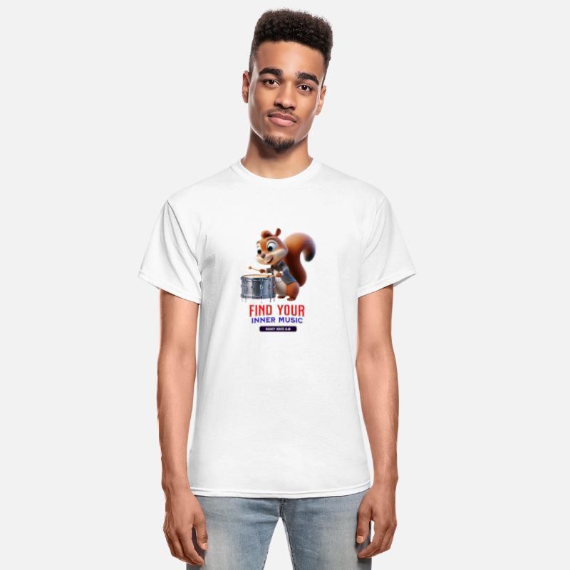 Squirrel playing the timpani