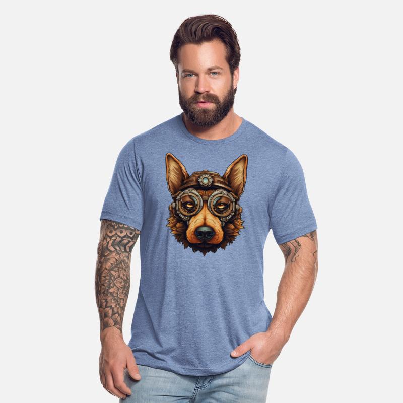 Steampunk German Shepherd Dog in Clockwork
