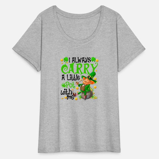 Stoner Saint Patric Day Weed Carry A Little Pot